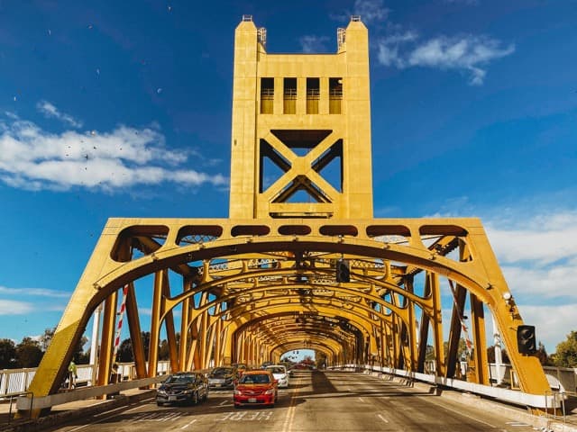 Sacramento yellow bridge